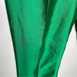 Joanna Mastroianni Green Silk Pants Size Large Photo 6