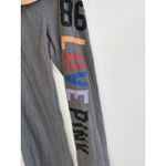 Vintage Victoria’s Secret PINK Yoga Pants Fold Over Waist “86 LOVE PINK” Gray XS Photo 1