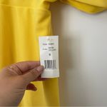 Alexia Admor NWT  $225 Deep V-Neck Mini Dress Yellow Women's‎ Size Small Photo 5