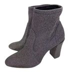 Schutz  Ditte Stretch Knit Metallic Bootie Photo 0