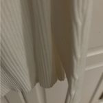 Liz Claiborne Women's white Cable Knit Sweater 1/4 Zip Size L Photo 5