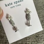 Kate Spade  Cheers To That stud earrings NEW Photo 1