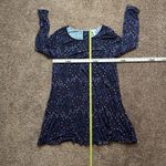 Matilda Jane  Resolution Navy Floral Long Slv Jersey Trapeze Dress XXL Photo 5