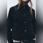ZARA Black Corduroy Jacket Photo 4