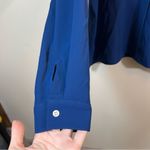 Amanda Uprichard  NWT Leslie Blouse in Blue Women’s Size Small MSRP $268 Photo 5