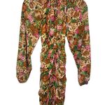 Lush Clothing Lush Open Back Ruched Sheath Flora Minil Dress Mock Tie Neck Size Small NWT Photo 0