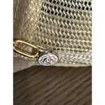 Vintage Distressed “Authentic” Trucker Hat with Gold Chain & Cherry Patch Tan Photo 5