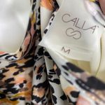 CALIA Womens Tennis Dress Size M Animal Print Preppy Pickleball Workout NWT Black Size M Photo 8