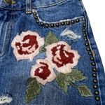 Free People  24” Wild Rose Distressed Studded Skirt Photo 10