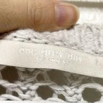 One Grey Day Tan Gray Stripped Bell Sleeve Knitted Sweater Photo 5