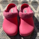 Coach petunia pink Lola Clogs. Size 7. Rubber, fabric and leather upper Photo 5