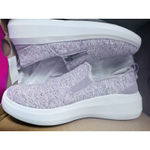 Ryka Slip-On Shoes with Zip Detail Ally Heathered Pink Taupe Women’s Store Worn Photo 8