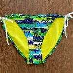 XOXO Colorful Abstract Low Rise String Bikini Bottom Size L Photo 0