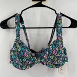 Raisin's  Bikini Top Juniors Size Large NWT Full Moon Printed Underwire Beach Swim Photo 14