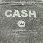 Johnny Cash | S | Women's 'Walk The Line' Washed Gray 100% Cotton T Photo 5