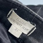 Madewell • Classic Straight Black Women's Jeans Lunar Wash Photo 11