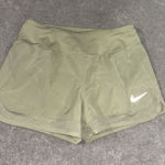Nike  Dri-Fit‎ Crew Running Shorts Women Size Small Brief Liner Sage Green NWT Photo 0