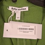 Reformation 💕 PETITES💕 Danika Dress ~ Palm Green Petite Small NWT Photo 14