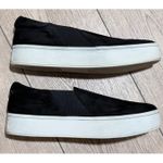 Vince  Warren Womens Black Suede Slip On Platform Sneakers Shoes Photo 4