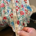 Lucky Brand The Vermont Country Store Gauze  Floral Print Long Sleeve Popover Shirt White L Photo 5