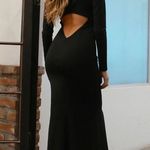 Katie May  Cleo Long Sleeve Cutout Back Gown Photo 10