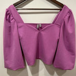 ASOS Cropped Long Sleeve Top - Size 8 Photo 2