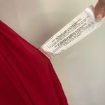 Dress the Population Alicia Chiffon Fit and Flare Midi Dress Garnet Size Large Photo 5