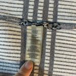 Sioni Black and White Striped Long Sweater Vest | Women’s Size Large Photo 4