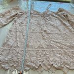 Xhilaration Pink Lace Mini Flowy Dress Photo 1