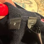 The Kooples  Navy Blue Crewneck Wool Cashmere Sweater Silvertone Studs Size M Photo 6