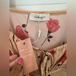 Audrey 3+1 NEW Floral Peach dress with Red Roses Photo 2