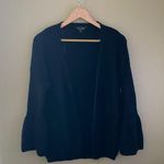 Miss Selfridge Women’s Black Swing Sleeve Open Front Cardigan Sweater Size US 4 Photo 0