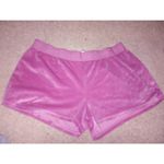 Women's Juicy Couture Y2K Velvet Bling Shorts Pink Large Photo 1