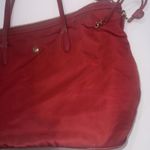 JPK Paris 75 Designer Minimalist Canvas Carry Travel Red Crimson Tote Bag Purse Photo 9
