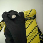 Lululemon Womens Black and Yellow Sports Bra with Criss-Cross Straps Size 6 Photo 3