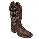 Dan Post Athena Floral Western Boots GUC $255 Size 7 S3929 Photo 3