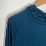 90 degrees deep teal cocoon cowl neck hooded longsleeve top size M Size M Photo 52