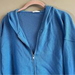 Garage ✨ Women’s Blue Zip Up Sweater Hoodie Small Photo 1
