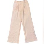 Hugo Boss Pale Pink Linen Blend Pants Size 0 Regular Business Casual Photo 0