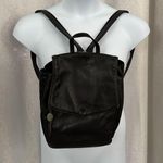 AURIELLE BLACK LEATHER BACKPACK Photo 0