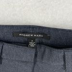 Andrew Marc  Womens Size 6 Skinny Pant Navy Stretch Ponte Knit Mid Rise Photo 4