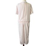 Sincerely Jules Pink & White 2 pc Pajama Set Size M Photo 7