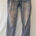 Rock Revival  Faded Blue Skinny Jeans Ornate Chereen Style Photo 0