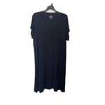 Market & Spruce Essential Pocket Tee Shirt Dress Black 2x Photo 4