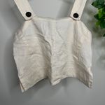 Everlane Apron 100% Linen Tank Cream Canvas size 2 Photo 4