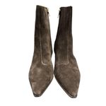 Madewell NWOB  The Emilie Ankle Boots Dark Carob Brown Suede Size 8 Photo 1