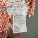 Belle Kim Gravel Orange Floral TripleLuxe Knit Top Photo 6