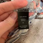 Daytrip Aztec Print Tie-Back Top Womens Size Small Open Back Short Sleeve Blouse Photo 3