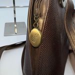 Stuart Weitzman Made in Spain Vintage Pebbled Copper Leather with Lambskin Struc Photo 11