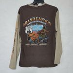 Harley Davidson Grand Canyon Bellemont AZ Large Long Sleeve T-shirt Made in USA Photo 2